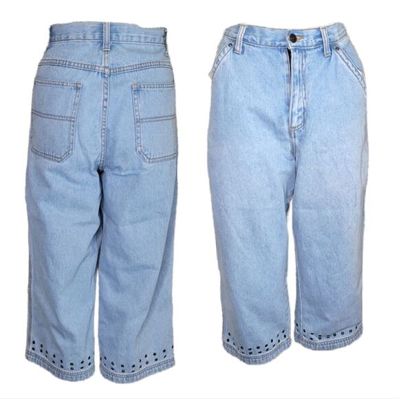 Vintage High Rise denim Jean Capris by Kyoto Kasuals - Picture 2 of 14